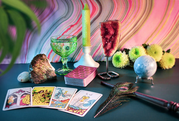 An array of ritual and divination tools