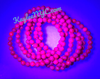 Ruby Faceted 5mm Stretch Bracelet