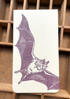 Brown bat jotter notepad