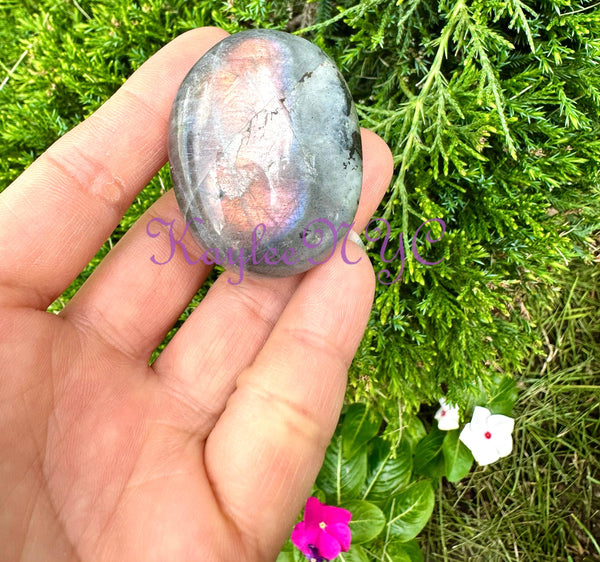 Sunset Labradorite Palm Stone