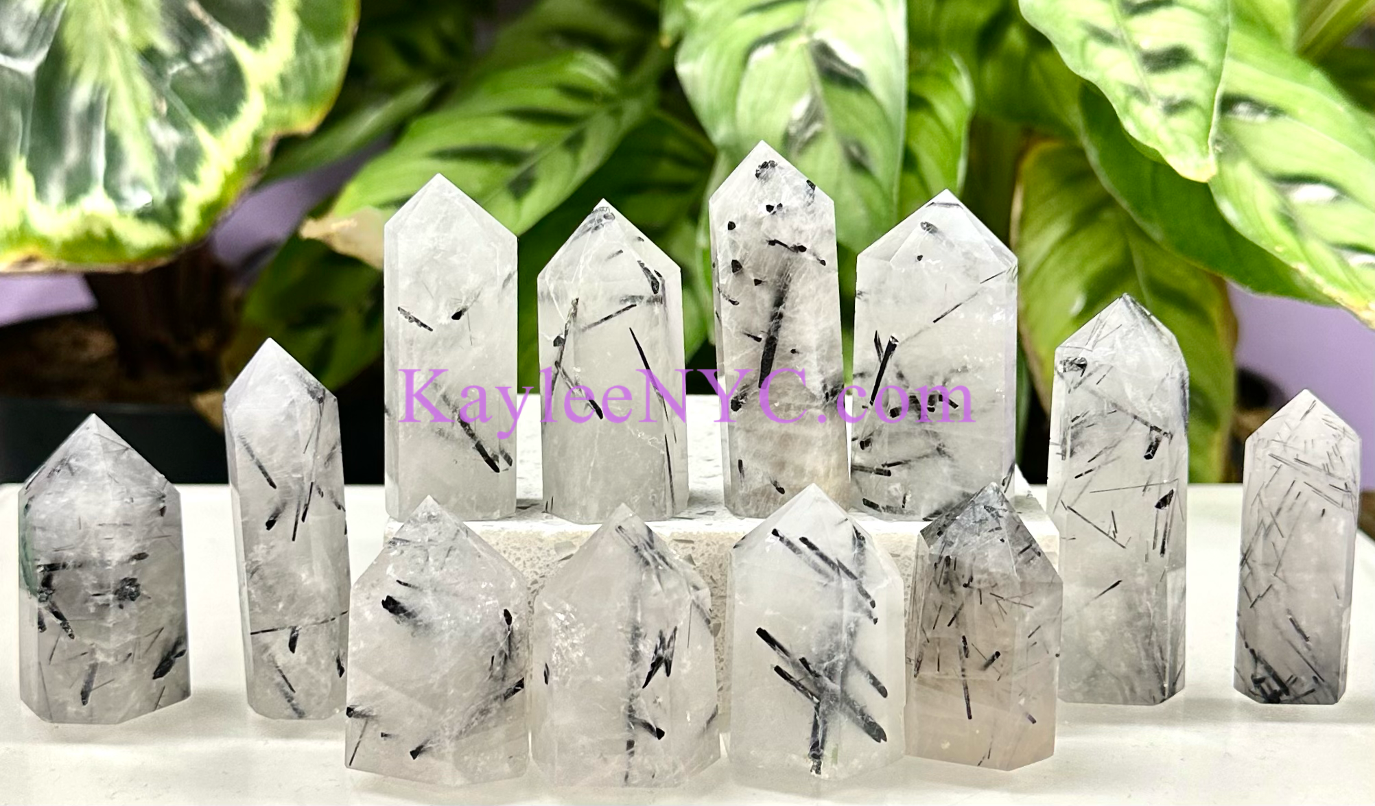 Tourmalinated Quartz Tower