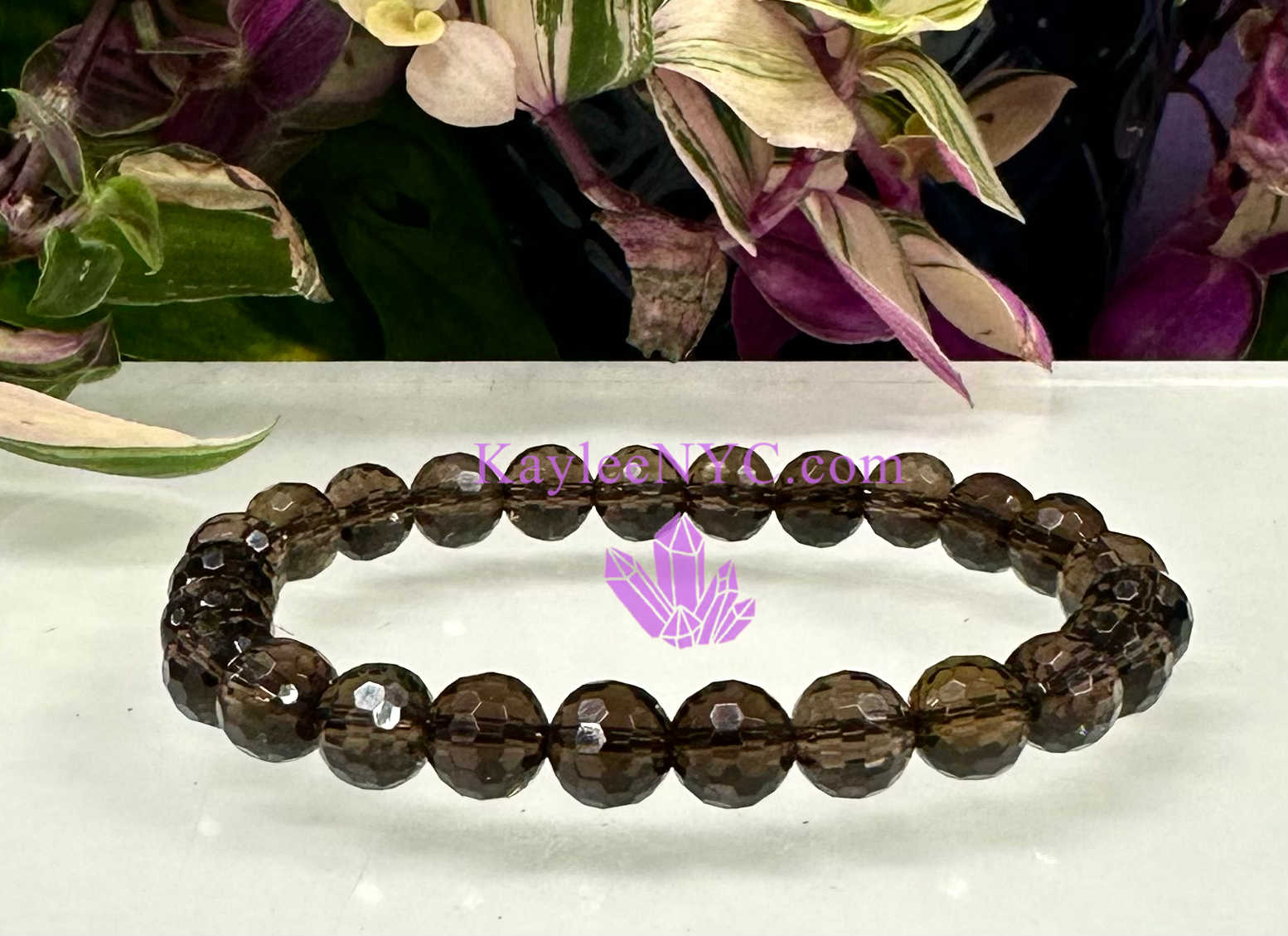 Faceted Smoky Quartz Bracelet