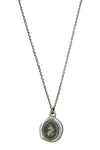 Unicorn and Crown Wax Seal Necklace