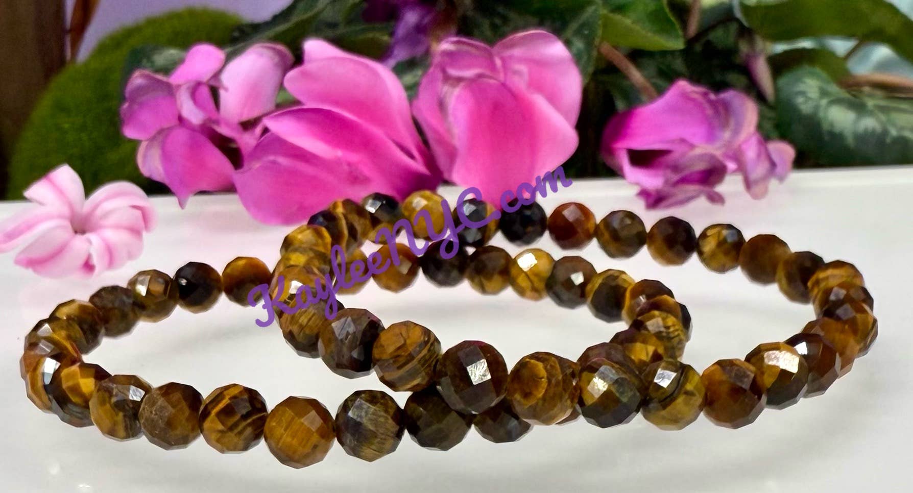 Faceted Tiger Eye Bracelet