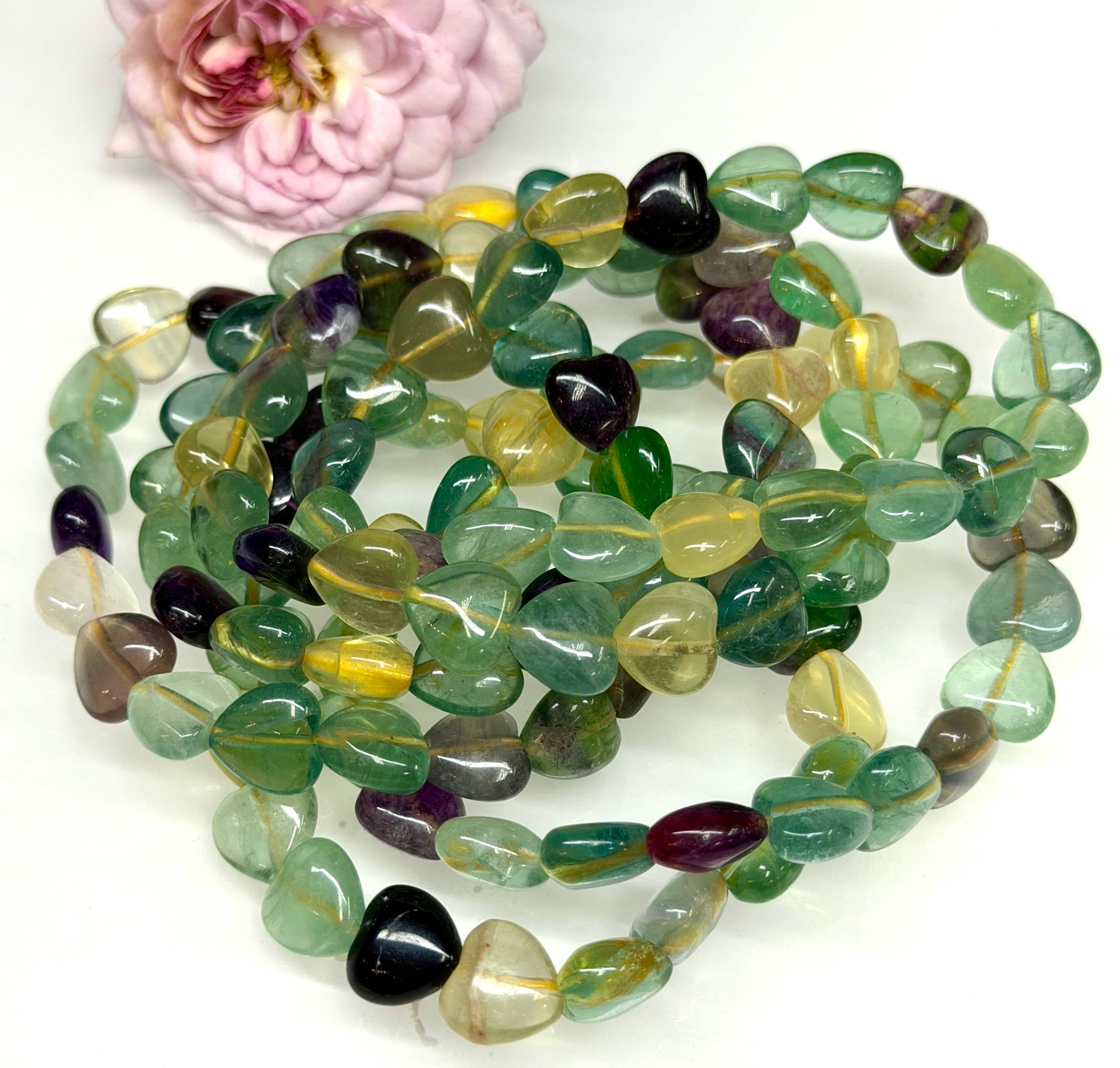 Fluorite Heart 8mm
