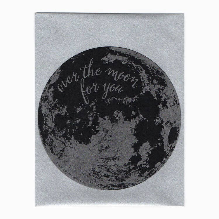 Over The Moon Card