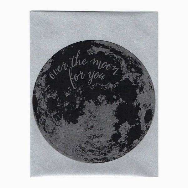 Over The Moon Card