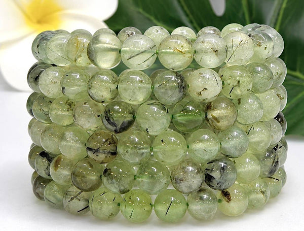 8mm Prehnite Bracelet