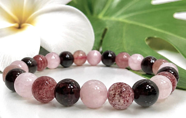 8mm Heart Chakra Bracelet