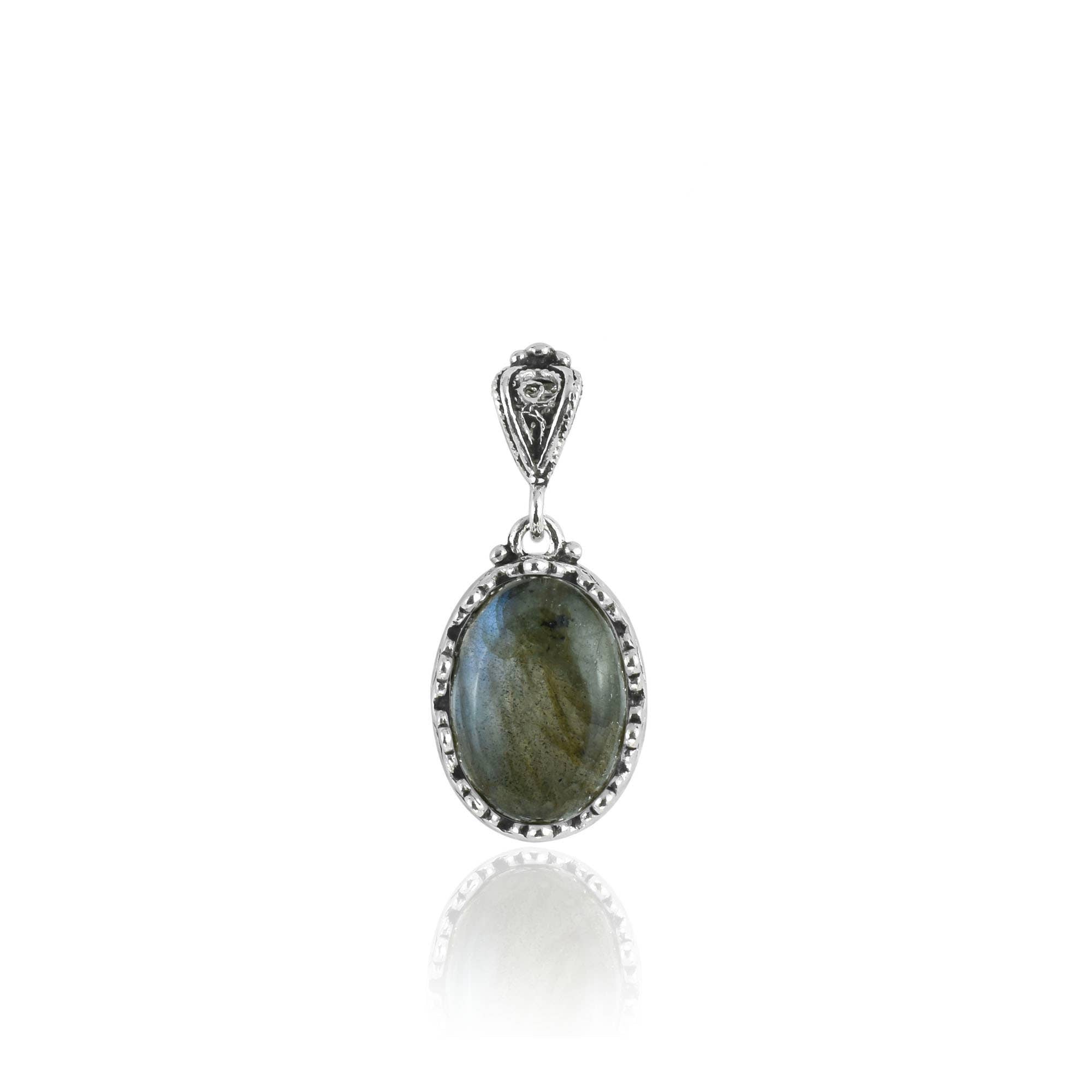 Labradorite & Sterling Silver Necklace
