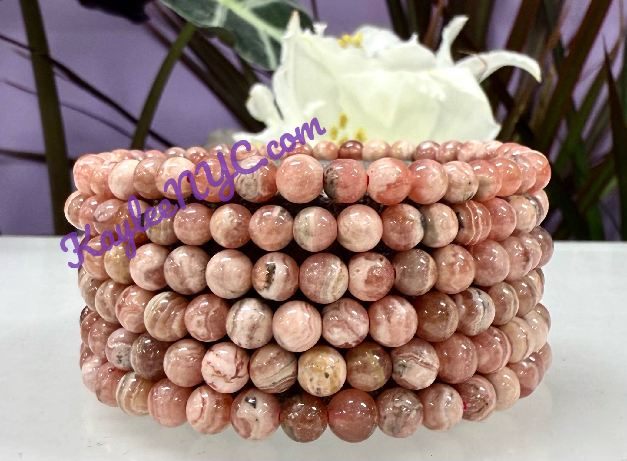 Rhodochrosite 5.5mm Bracelet