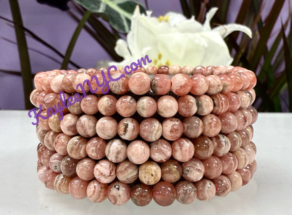Rhodochrosite 5.5mm Bracelet