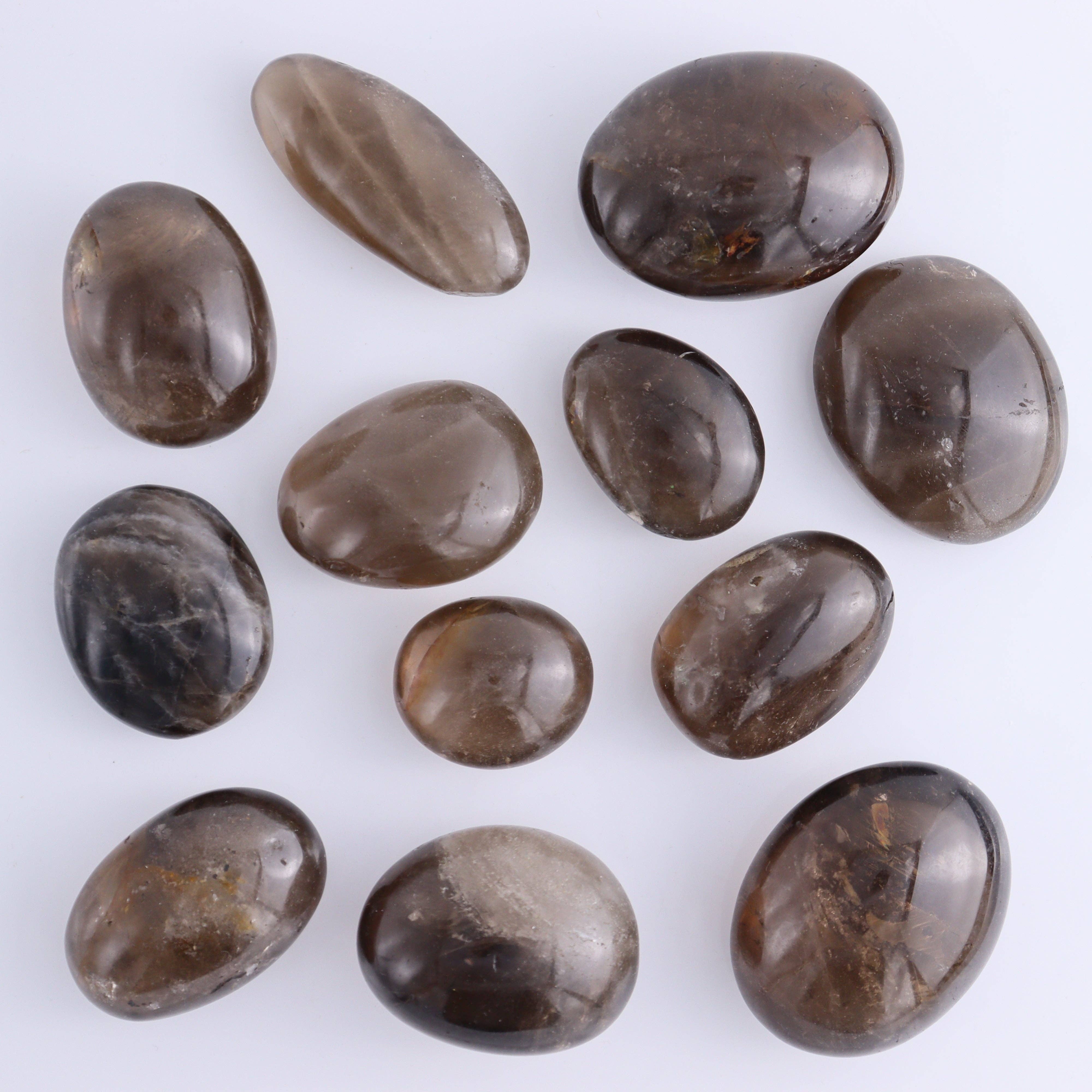 Smoky Quartz Palm Stone