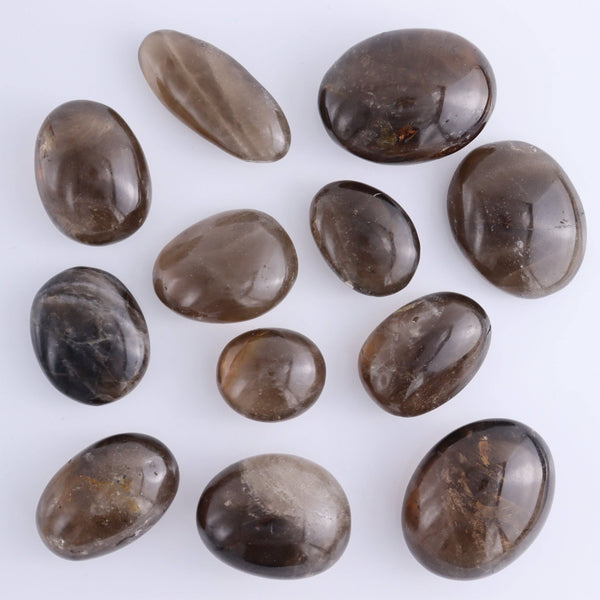 Smoky Quartz Palm Stone