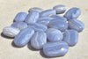 Blue Lace Agate Palm Stone
