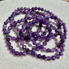 6mm Faceted Amethyst Bracelet