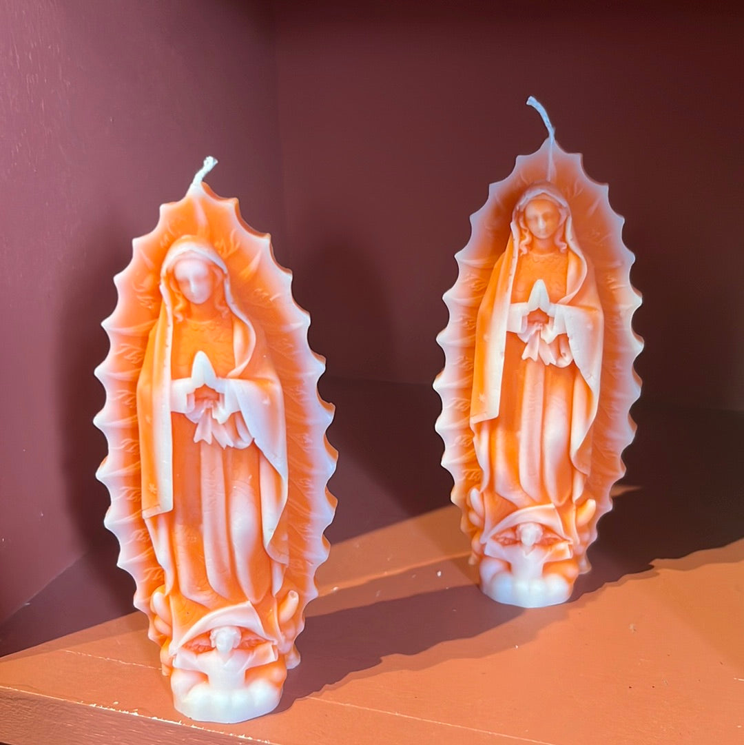 Virgin Mary Pillar Candle