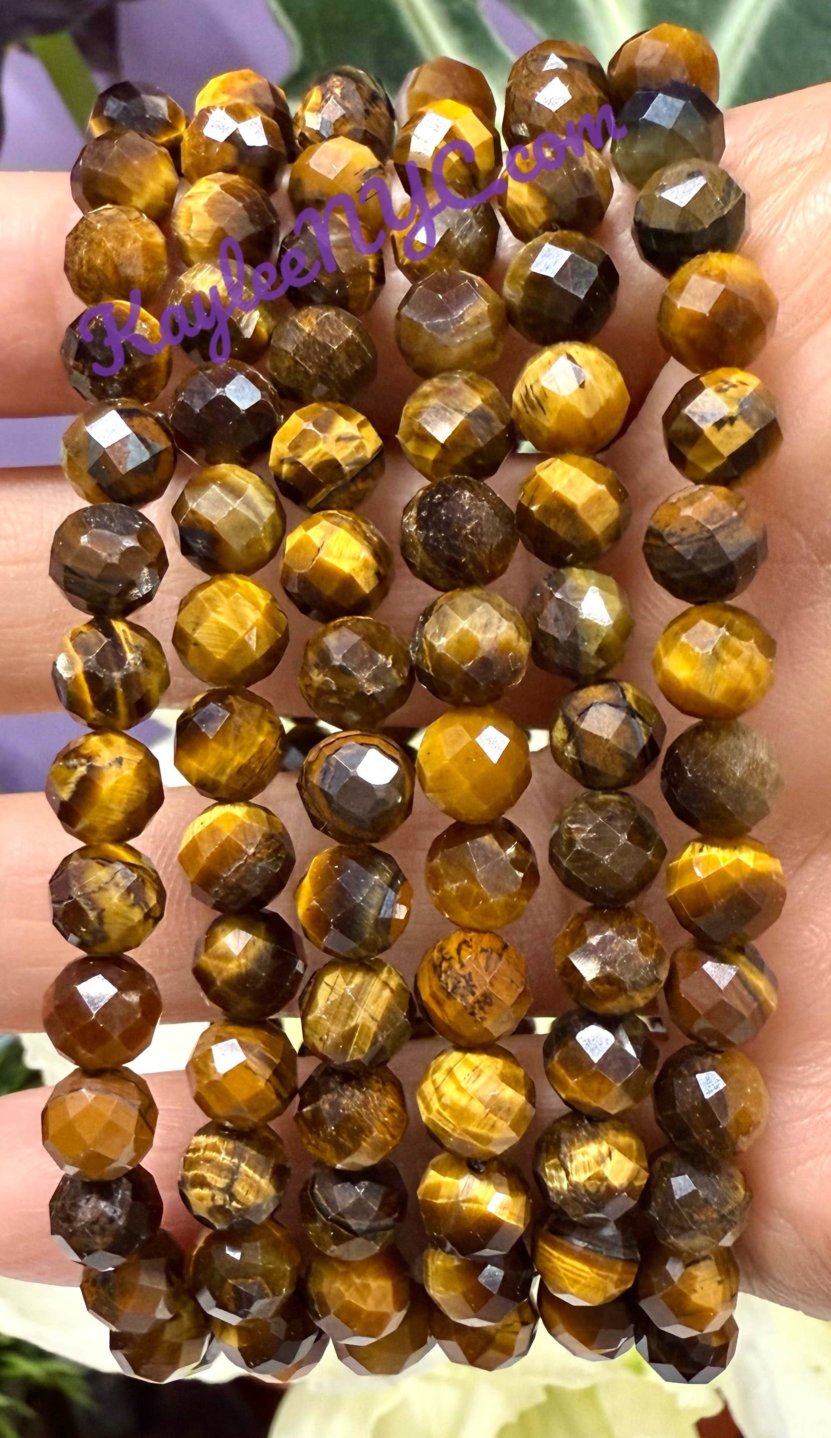 Faceted Tiger Eye Bracelet