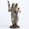 Bronze Hecate Triple Goddess