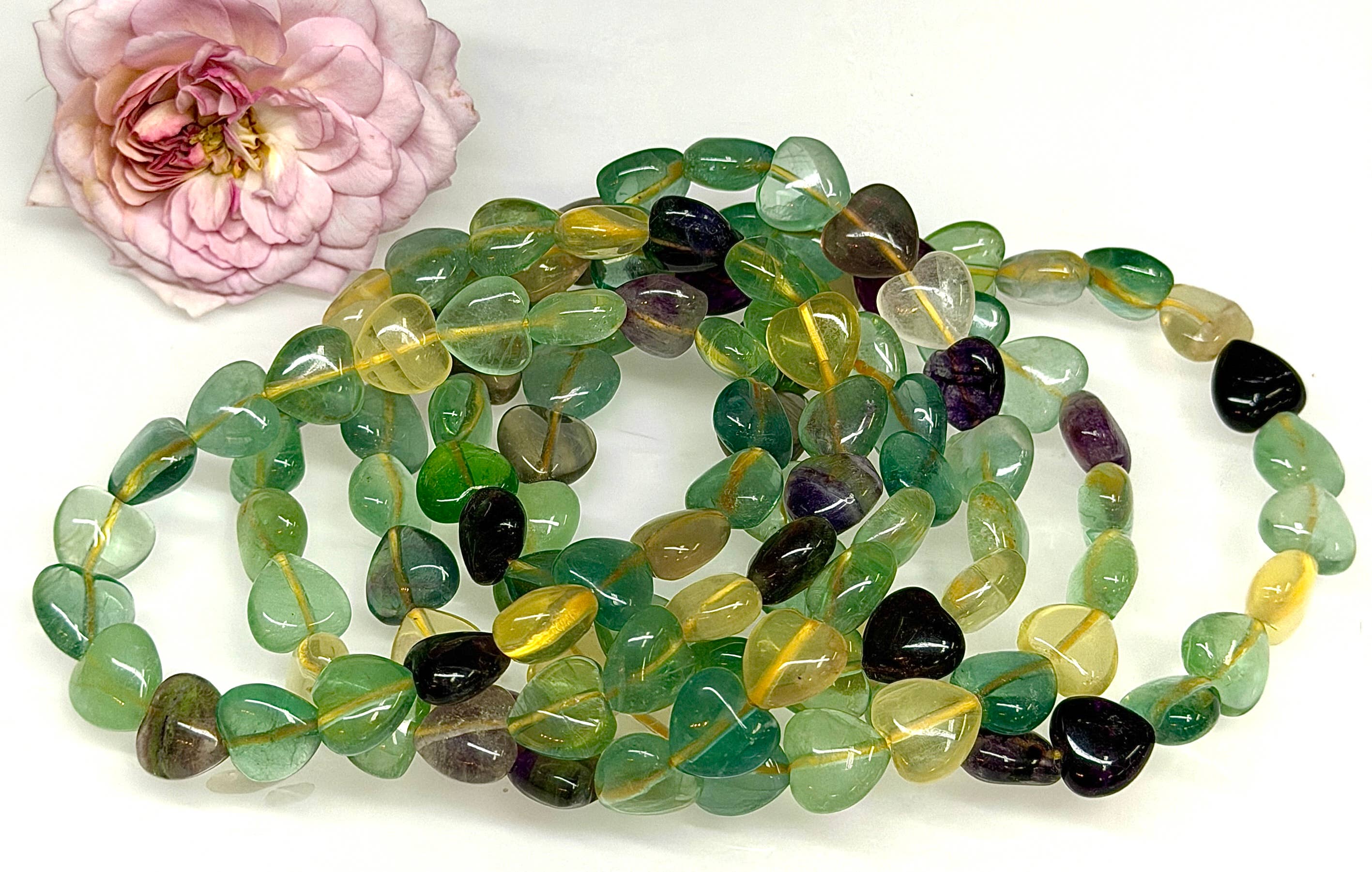 Fluorite Heart 8mm