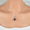 Amethyst & Sterling Silver Necklace