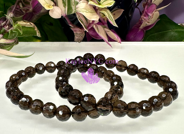 Faceted Smoky Quartz Bracelet
