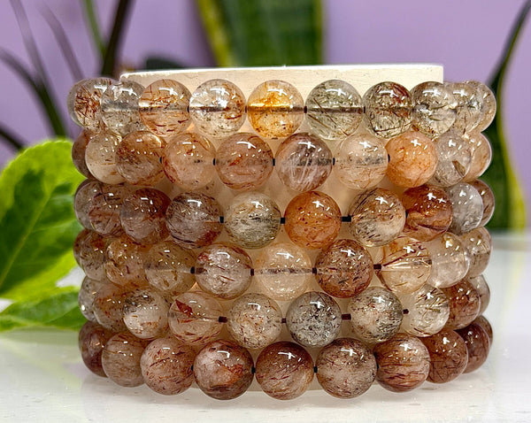 11.5mm Natural Rutilated Quartz
