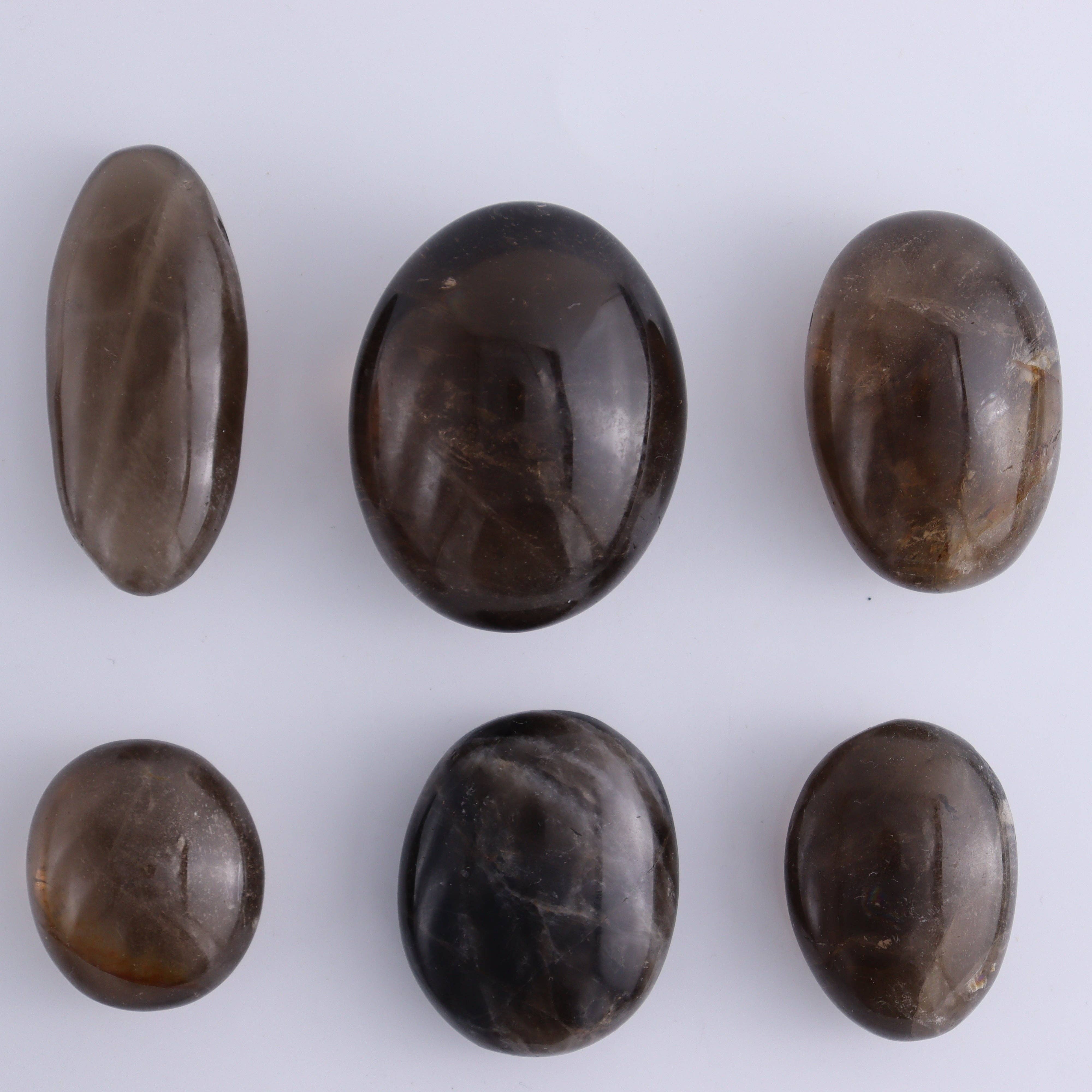 Smoky Quartz Palm Stone
