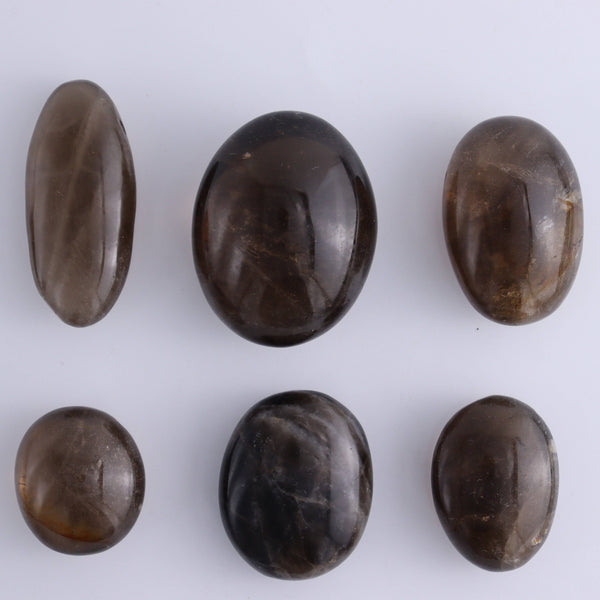 Smoky Quartz Palm Stone
