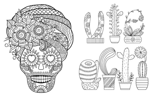 Day of the Dead: Coloring Book by