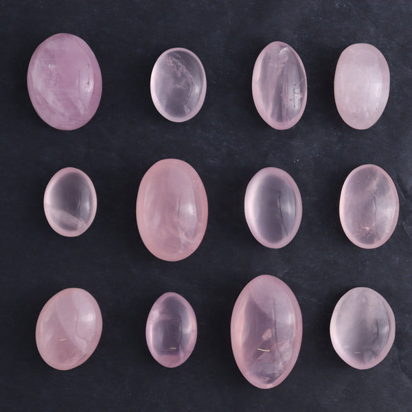 Rose Quartz Palm Stone