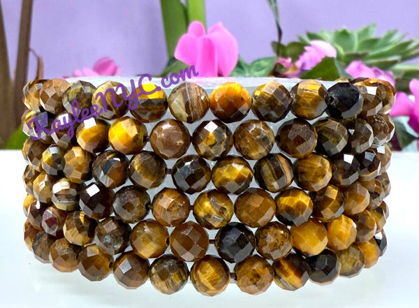 Faceted Tiger Eye Bracelet