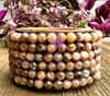Peach Moonstone Faceted Bracelet 6mm
