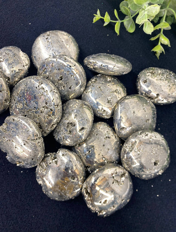 Pyrite Palm Stones-Semi-Precious (0.5kg/1.1lbs.)