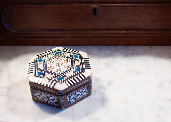 Inlay Hexagon Box