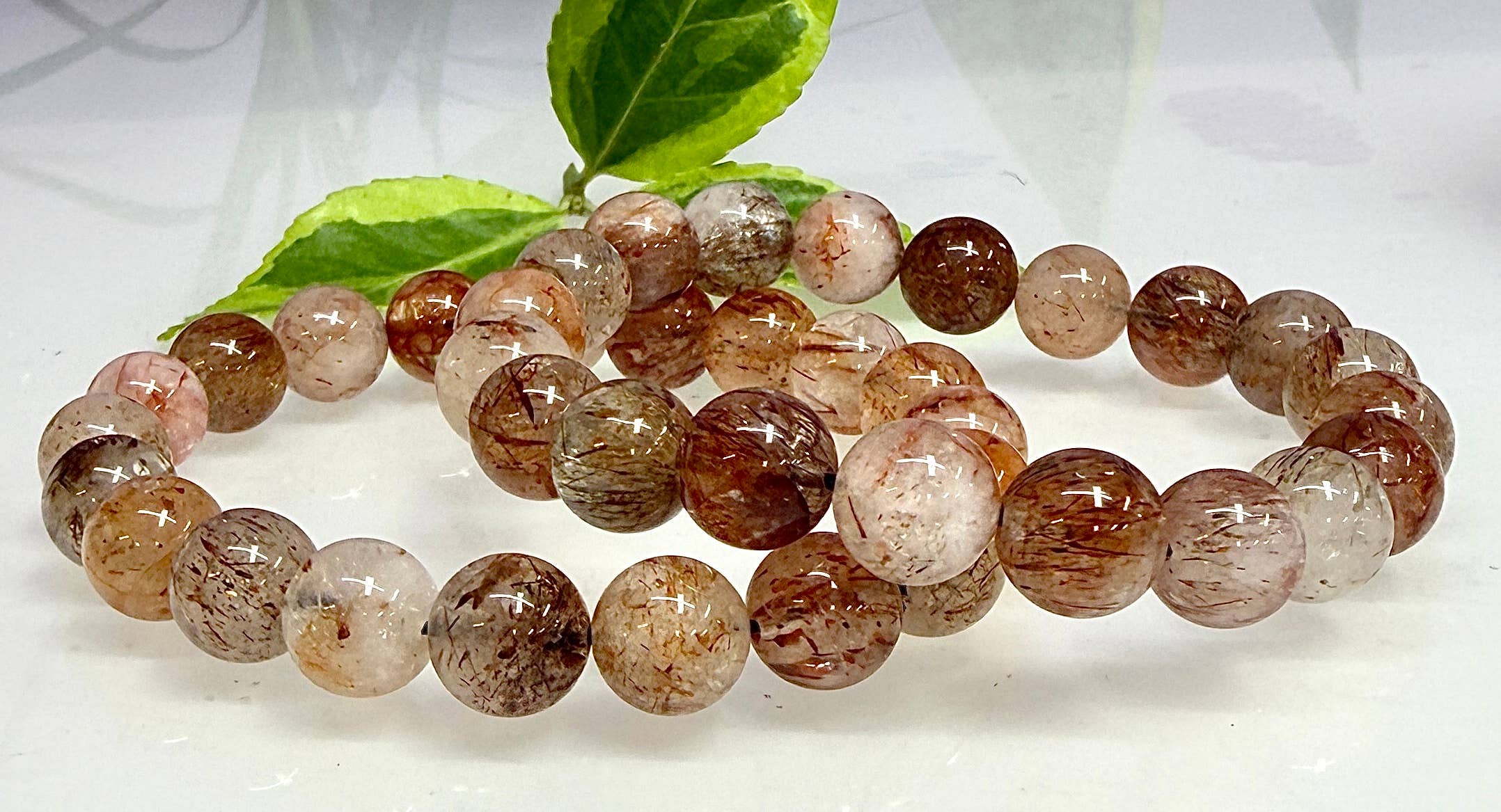 11.5mm Natural Rutilated Quartz