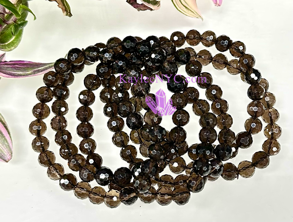 Faceted Smoky Quartz Bracelet