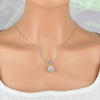 Rose Quartz & Sterling Silver Necklace