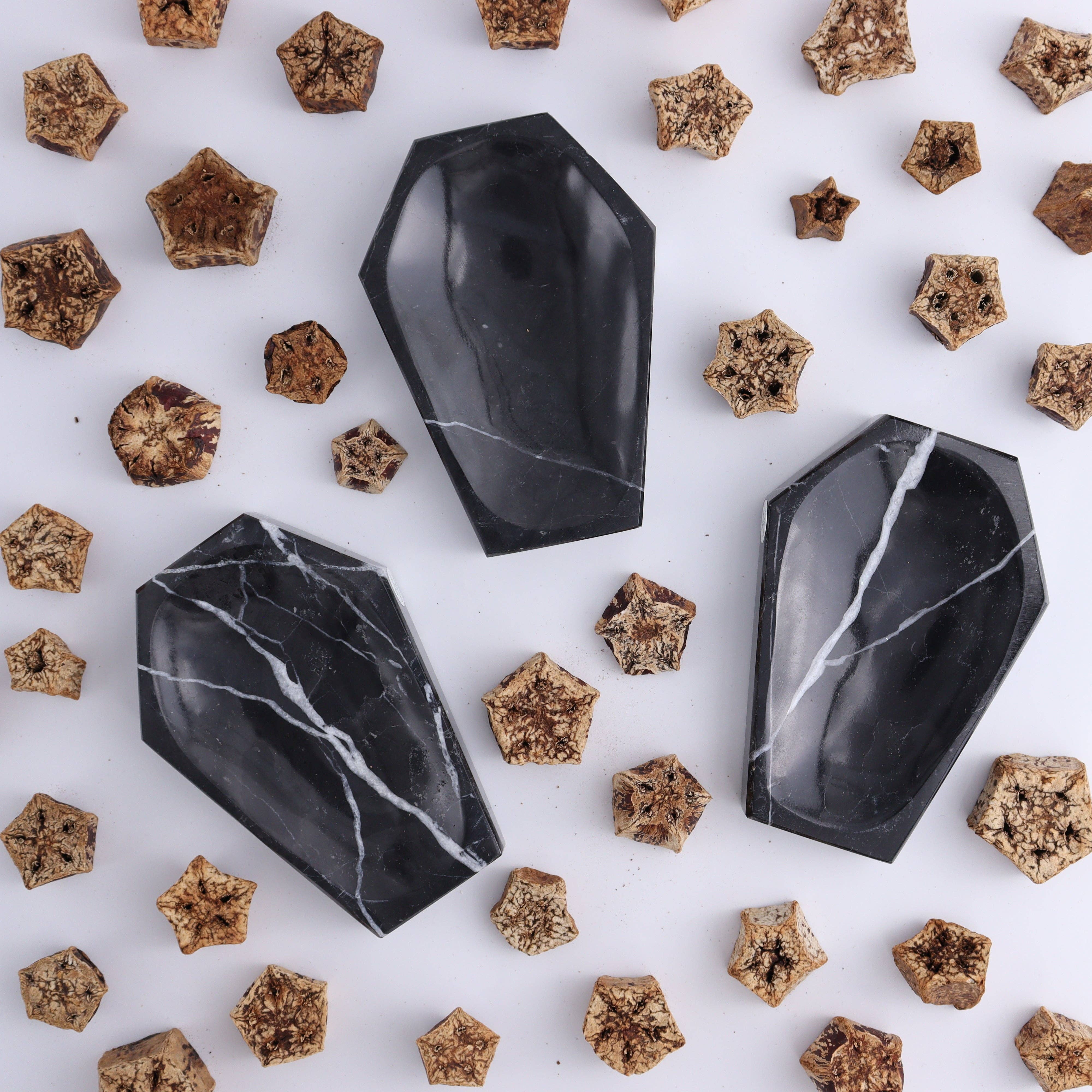 Black Marble Coffin