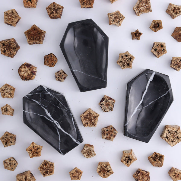 Black Marble Coffin