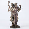 Bronze Hecate Triple Goddess