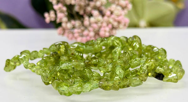 5mm Peridot Tumble Bracelet