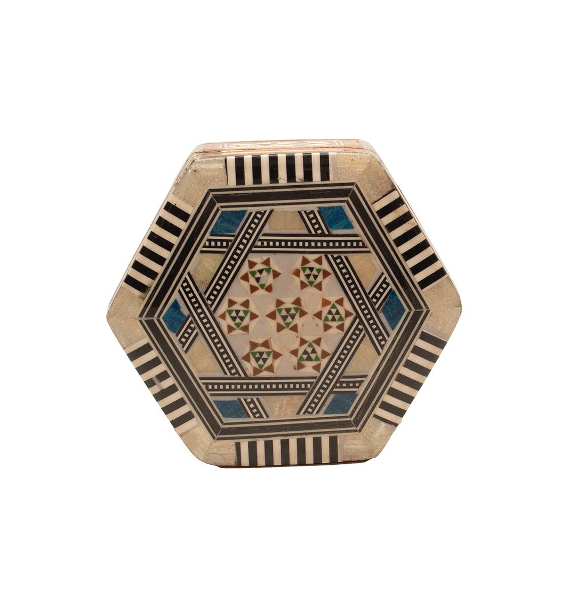 Inlay Hexagon Box