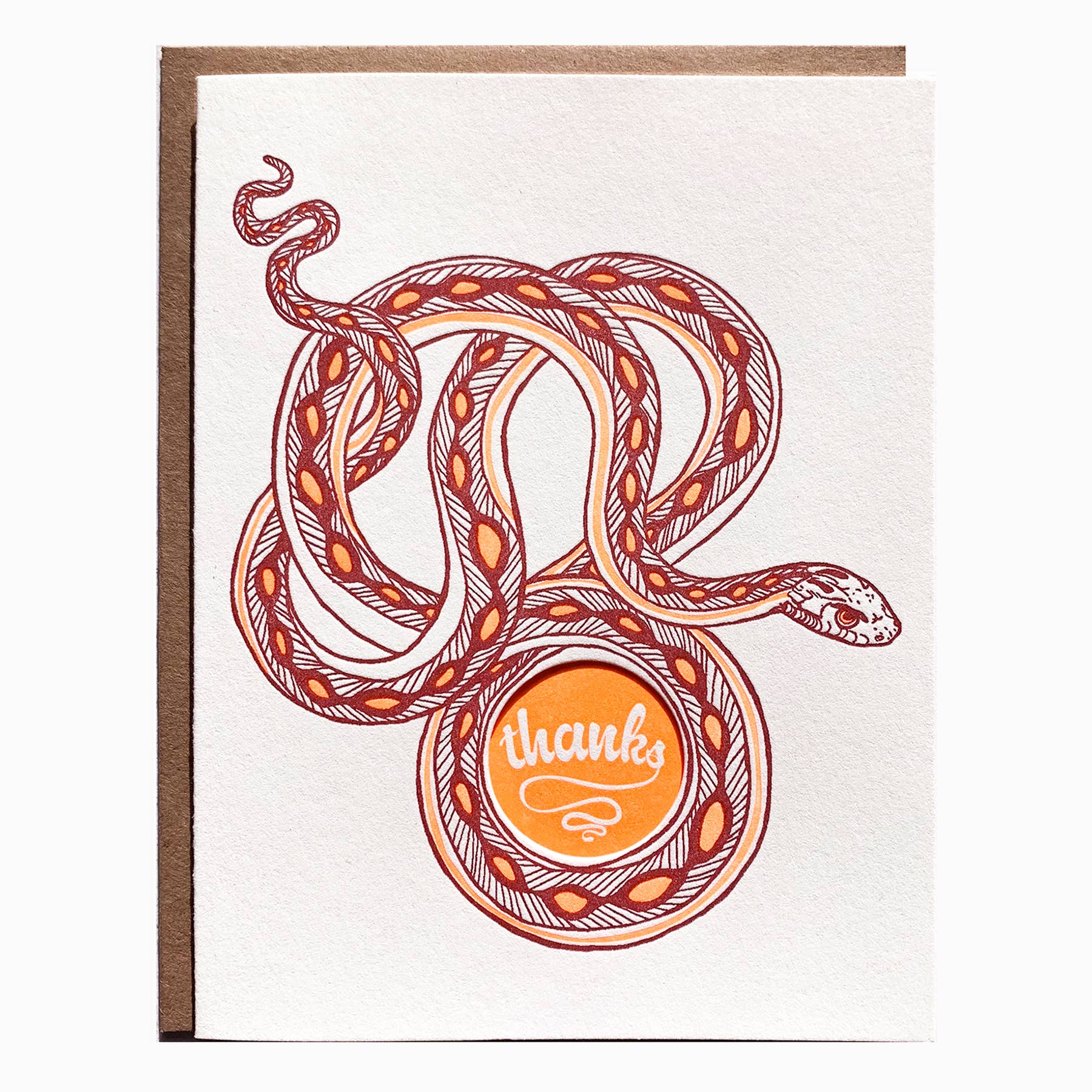 Thanks Snake Card