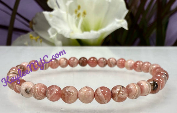 Rhodochrosite 5.5mm Bracelet