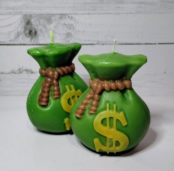 Money Bags Candle