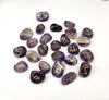 Chevron Amethyst Rune Set