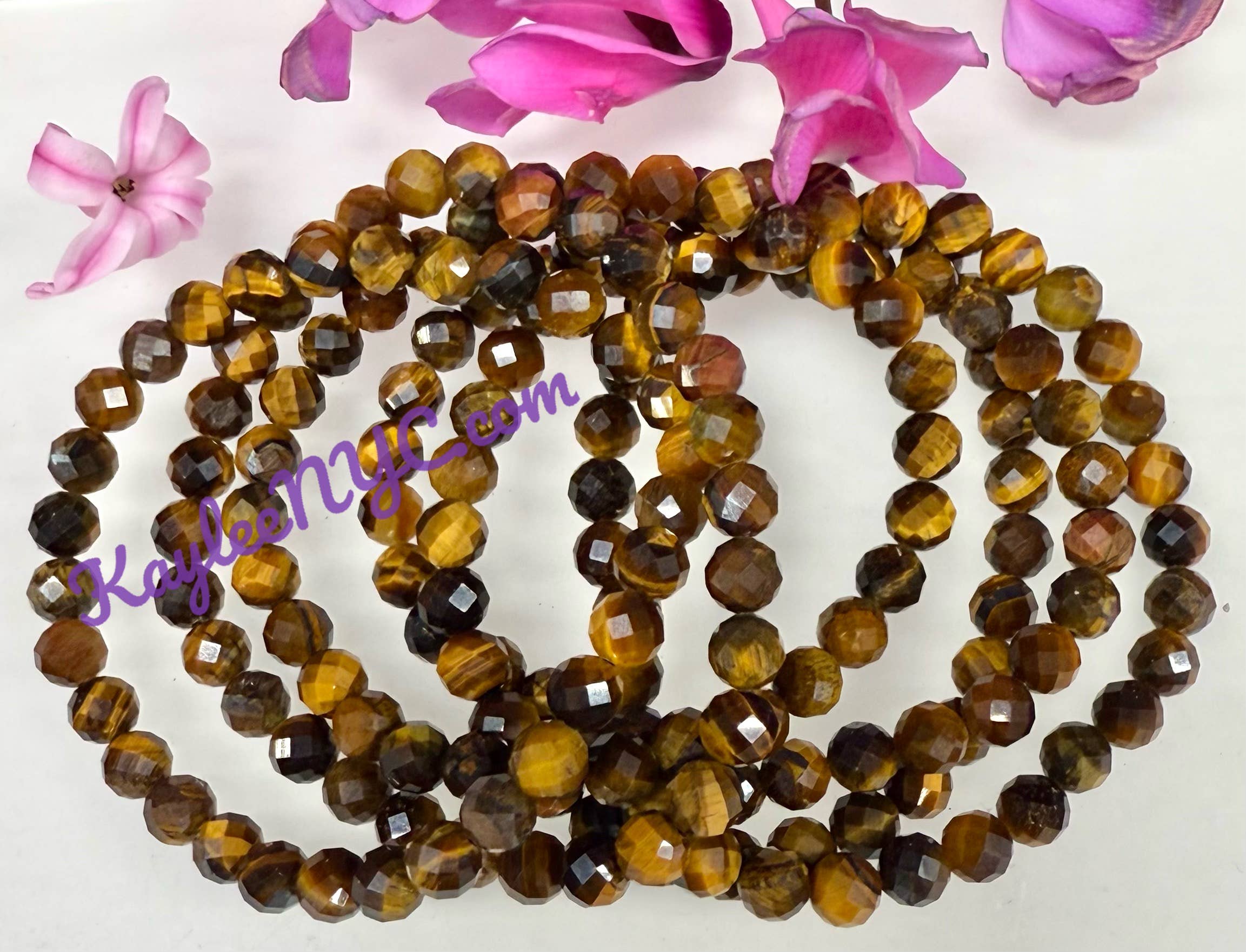 Faceted Tiger Eye Bracelet