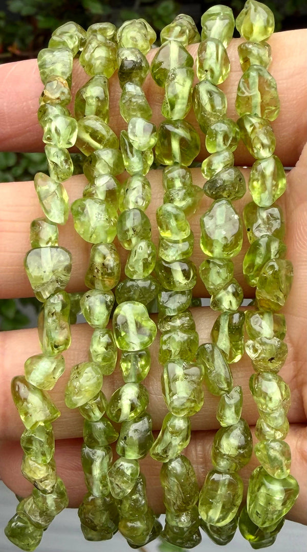 5mm Peridot Tumble Bracelet