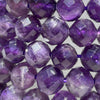 6mm Faceted Amethyst Bracelet